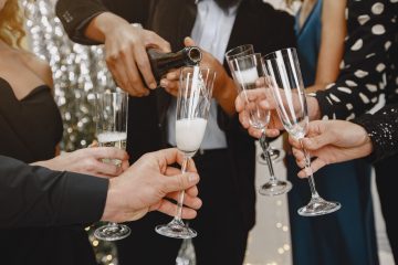 Bouteille de champagne mariage