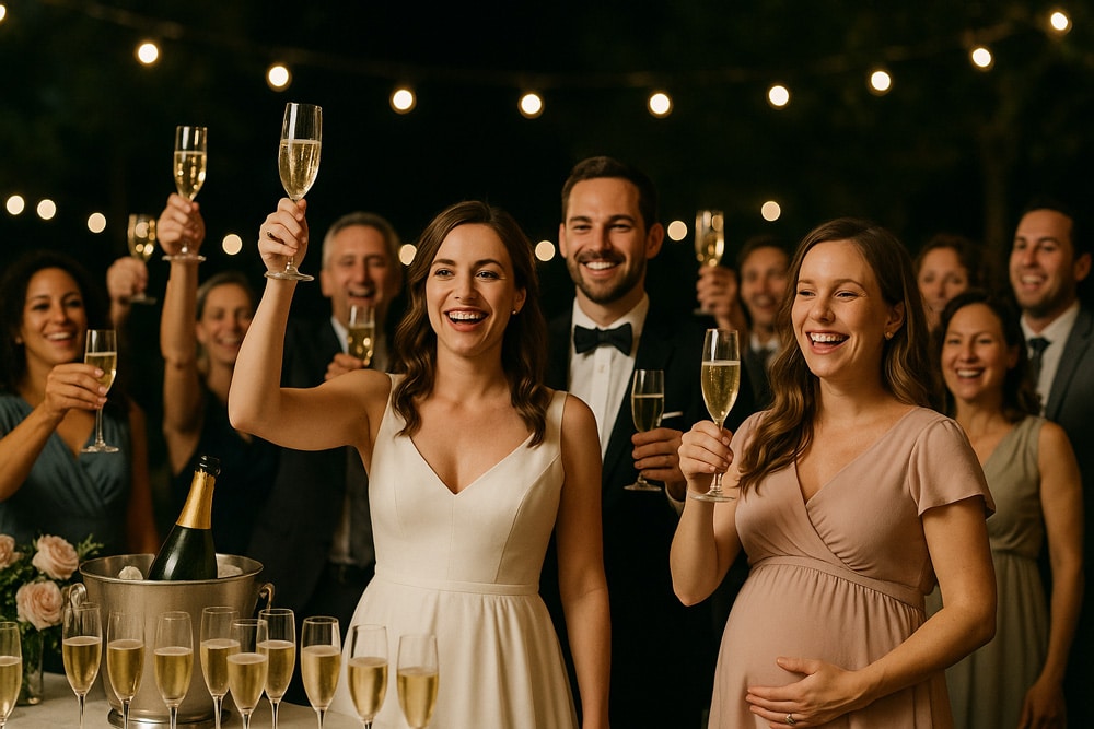Les meilleures alternatives au champagne pour les femmes enceintes et les invités sans alcool