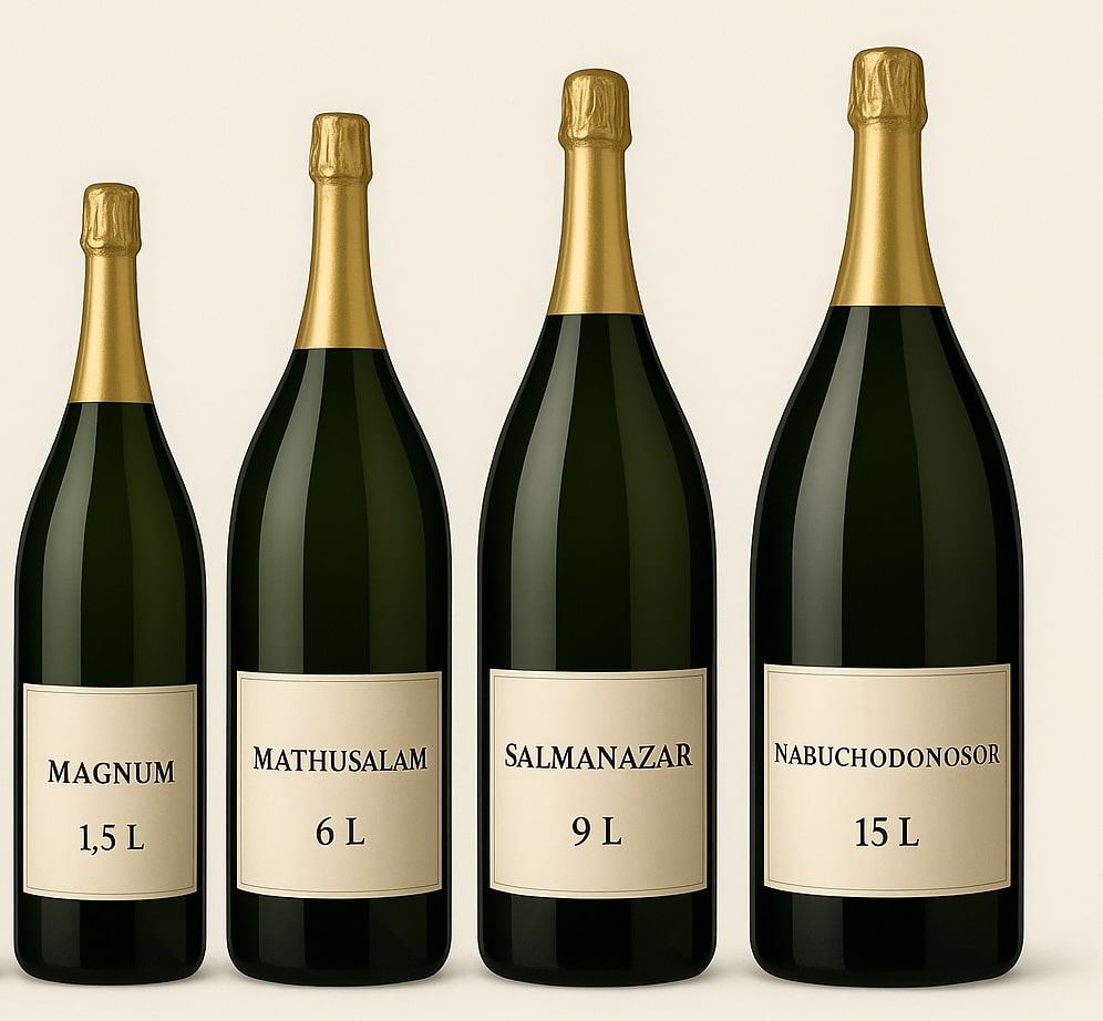 Quels sont les différente tailles de bouteilles de champagne de vignerons et leurs différences de vieillissement ?